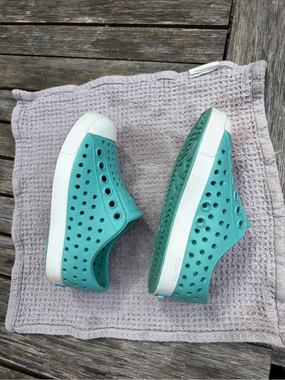 Toddler 6 Native Jefferson Shoe Pool Blue